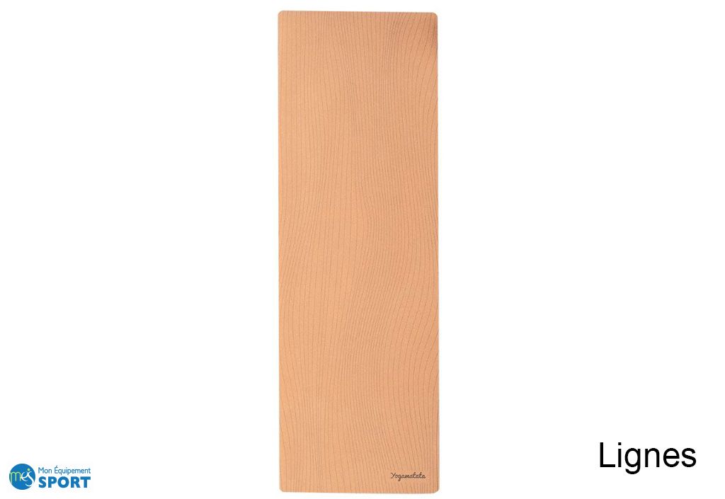 Tapis de yoga liège et caoutchouc naturel 175 x 64 cm, ép 4 mm. Modèle Cork