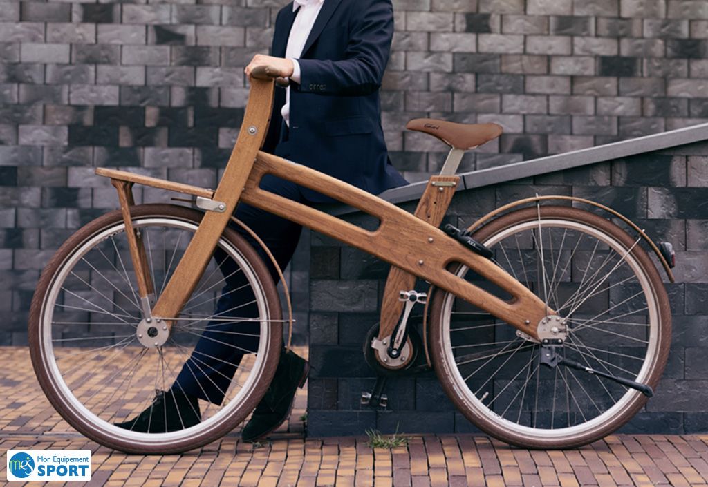Vélo de ville Carrier en chêne durable 26 pouces - Bough Bikes