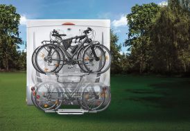 Porte-vélo hayon en inox Carry Bike Frame Ducato – 2 vélos électriques -  Fiamma